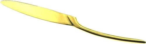 Miniatura 7 de JASHII Juego de cubiertos dorados de pulido de espejo de lujo, juego de cubiertos de 20 piezas, utensilios de acero inoxidable 18/10 para 4, tenedor