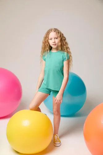 Miniatura 73 de Lilax Pantalones cortos de baile básicos y suaves para niñas para gimnasia o debajo de las faldas