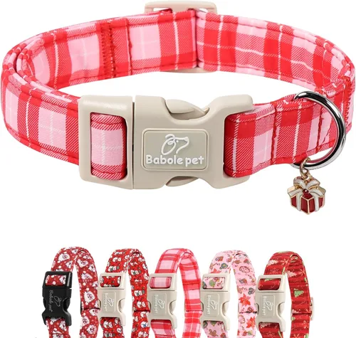 Miniatura 34 de Collar de otoño para perro, lindo collar de cachorro con hojas de otoño, ligero, cómodo, ajustable, para mascotas pequeñas, medianas y grandes