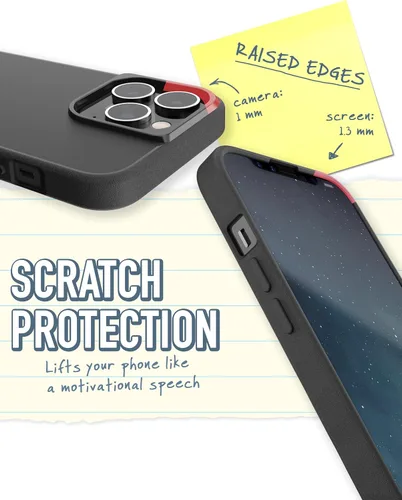 Miniatura 4 de Smartish® Funda delgada para iPhone 13 Pro - Gripmunk - [ligera + protectora] Funda de agarre fina - Black Tie Affair