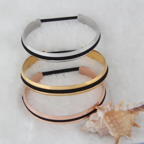 Miniatura 5 de Zuo Bao Pulsera de acero con ranura en V