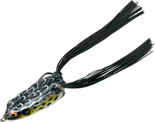 BOOYAH Pad Crasher Topwater Bass Pesca Hueco Cuerpo Rana Señuelo con ganchos sin malas hierbas Cricket Frog