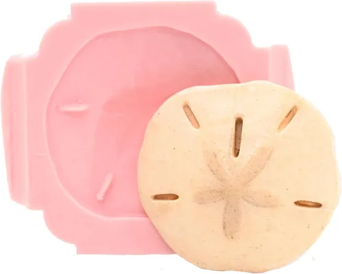 Miniatura 6 de Molde de silicona Sand Dollar para fondant seguro para alimentos, chocolate, caramelo, resina, arcilla polimérica, jabón, manualidades, joyería