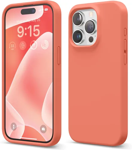 Miniatura 32 de elago Compatible con Funda para iPhone 15 Pro, Funda de Silicona Líquida, Cubierta Protectora de Cuerpo Completo, Resistente a Golpes, Funda Delgada
