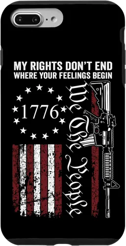 Miniatura 12 de My Rights Don't End Where Your Feelings Begin USA Gun Flag Case for iPhone 17