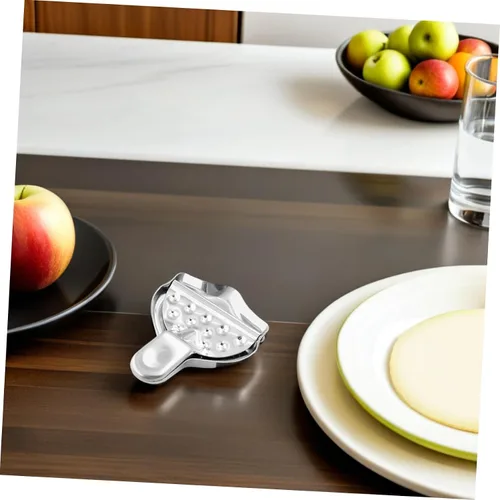 Miniatura 6 de Escariador de cítricos de acero inoxidable, exprimidor manual de prensa de limón resistente, exprimidor portátil de jugo de frutas con diseño