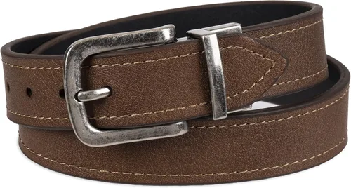 Miniatura 17 de Columbia Cinturón reversible para niños, correa clásica de 1 pulgada de ancho para la escuela, casual y ropa de vestir
