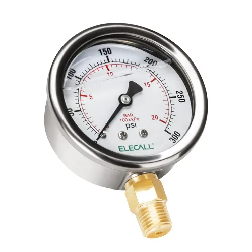 Miniatura 7 de Manómetro de presión lleno de aceite de silicona de 30 psi para prueba de presión de agua, aceite y aire en bomba de piscina, filtro de arena
