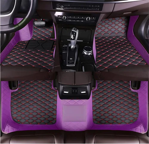 Miniatura 8 de MAEVEN Alfombrillas de cuero personalizadas para automóvil, compatibles con sedanes, autos deportivos, SUV, camiones, protección de cobertura