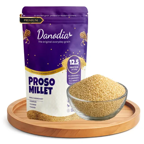 Miniatura 10 de Danodia Foods Grano de mijo de sorgo, 33.51 oz / 2 libras Grano de sorgo blanco Jowar, mijo de grano entero, grano sin gluten para cocinar