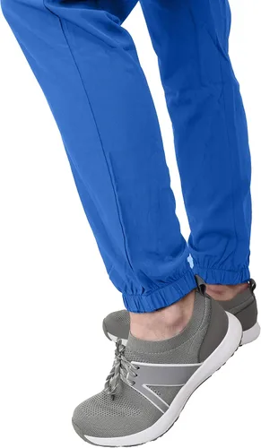 Miniatura 6 de Green Town Women's Jogger Scrub Set Medical Nursing GT 4FLEX Top and Pant Solid Colors and Prints
