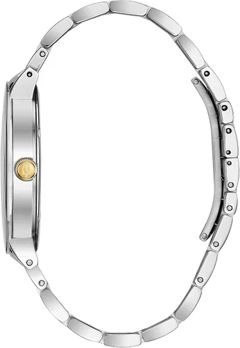 Miniatura 3 de Bulova Reloj de dos tonos de cuarzo con pantalla analógica 98D151 para hombre, Dos tonos, 98D