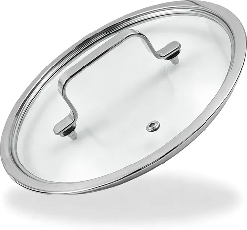 Miniatura 27 de Tapa de vidrio templado de 6 pulgadas, repuesto universal para olla y sartén para cocina en casa, cubierta de utensilios de cocina apta