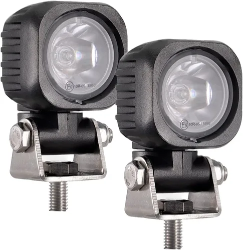 Miniatura 7 de Raycharm Offroad - Vainas de luz antiniebla LED redondas de 2 pulgadas para motocicleta, haz de inundación de largo alcance blanco frío de 6000 K