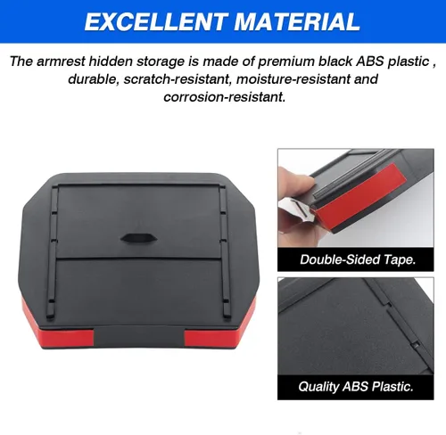 Miniatura 4 de Karltys Organizador Oculto de Consola Central para Accesorios Land Rover Defender Defender 90 110 130 2020-2025 2026 Caja de Almacenamiento Oculta