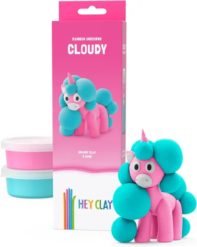 Miniatura 18 de HEY CLAY Arcilla de secado al aire con divertida aplicación interactiva, juego de arcilla para modelar y manualidades para niños de 3 a 8 años