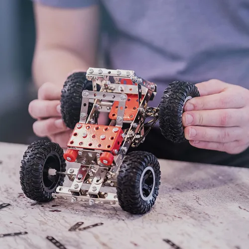 Miniatura 5 de Conjunto Erector para Niños - Niñas Kits de Modelos de Metal para Adultos, Adolescentes y Niños Avanzados Juguetes STEM Construye un Coche