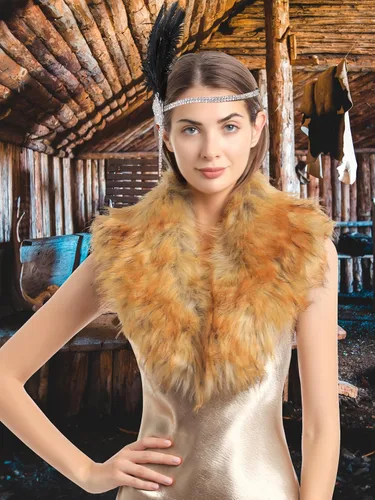 Miniatura 6 de Soul Young Faux Fur - Cuello Calentador para mujer, Bufanda