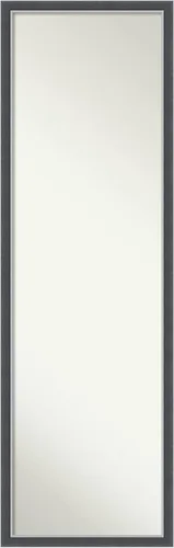 Miniatura 11 de Amanti Art Espejo negro de longitud completa para puerta, 53 x 19 pulgadas, espejo de pared alto negro abadía de longitud completa, montado