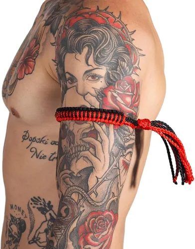 Miniatura 2 de Muay Thai Prajiad - Brazalete tradicional hecho a mano Muay Thai, auténtico boxeo y kickboxing tailandés Wai Kru (juego de 2)