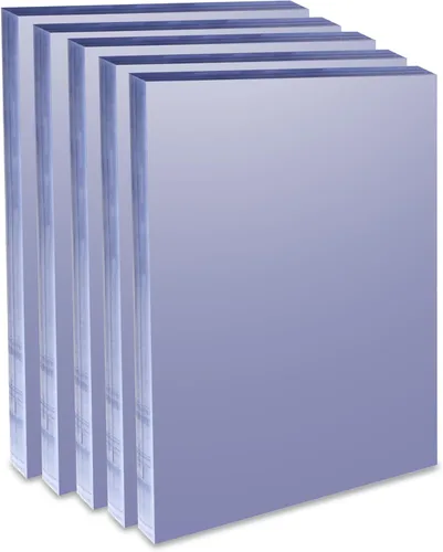 Miniatura 24 de Binditek paquete de 50 portadas de encuadernación transparentes de PVC de 8 mil, 11 x 17 pulgadas, tamaño tabloide, esquinas cuadradas, sin
