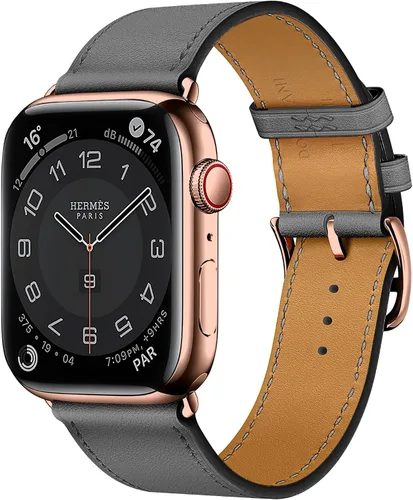 Miniatura 36 de LB1 - Correa de cuero para Apple Watch para mujeres y hombres, SE Ultra 2 de 1.575 in 1.732 in 1.811 in 1.654 in 1.772 in 1.614 in 1.496 in 1.929 in