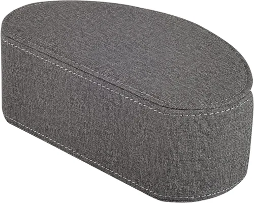 Miniatura 4 de Soporte para control remoto, organizador/caja para control remoto de TV con 5 compartimentos, organizador de mesita de noche para controlador, Gris