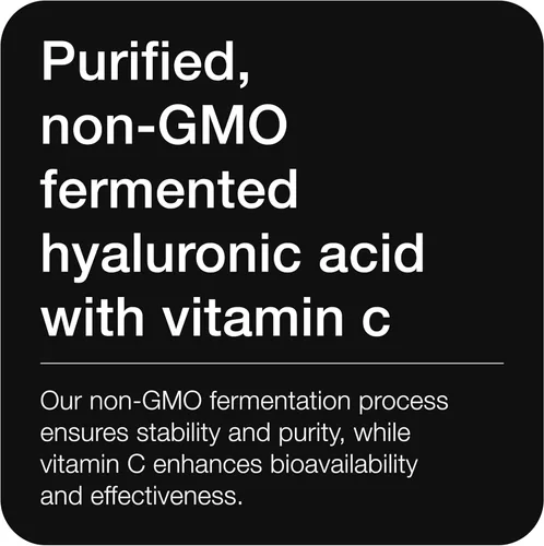 Miniatura 5 de Toniiq Suplementos de ácido hialurónico - Probado en laboratorio 95% de pureza ultra alta - Fermentado y biodisponible con vitamina C - Probado