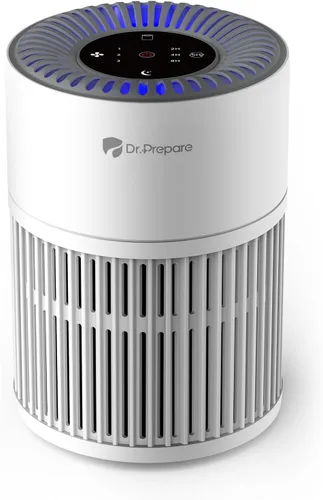 Miniatura 9 de Dr.Prepare Filtro de repuesto para purificador de aire DAP01, paquete de 2, filtro HEPA de 3 etapas con prefiltro lavable y carbón activado