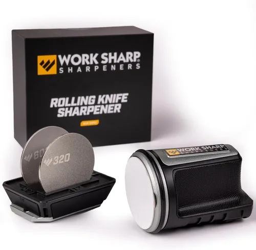 Work Sharp Afilador de cuchillos rodantes, 4 ángulos de afilado, para todos los juegos de cuchillos de cocina