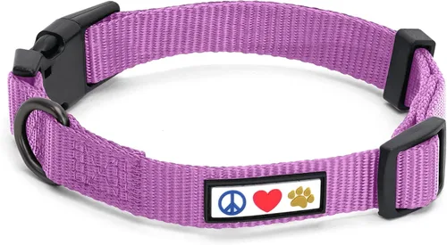 Miniatura 12 de Collar para mascotas Pawtitas, de 6 pies, suave, ajustable, color sólido, de nailon. El collar y arnés a juego para perros y cachorros, se venden