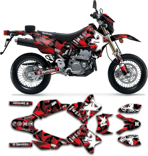 Miniatura 33 de Kit de calcomanías personalizadas para Suzuki DRZ400 E / DRZ400 Enduro / DRZ400E / DR-Z400E / DRZ400 EN 1999-2024, SZDRSE9919003-KO