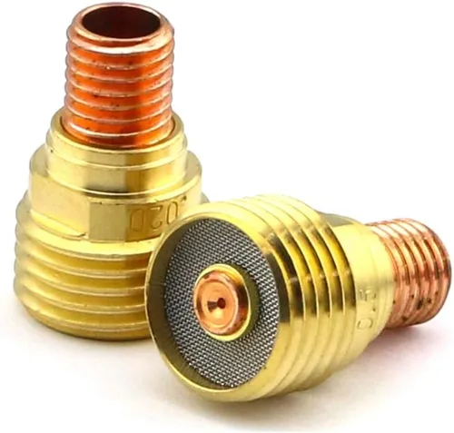 Miniatura 2 de WeldingCity Paquete de 5 unidades de cuerpo de pinza de lente de gas 45V41 (0.020") para soplete de soldadura TIG Serie 9, 20 y 25 en Weldcraft