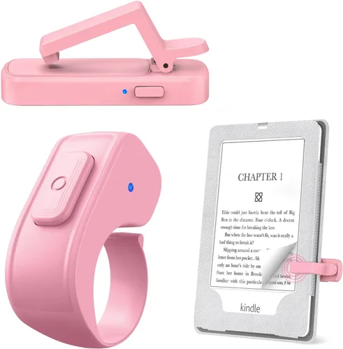 Miniatura 13 de Anillo girador de páginas para Kindle, control remoto para iPhone, iPad, tabletas Android, lectores electrónicos, girador de páginas para Kindle