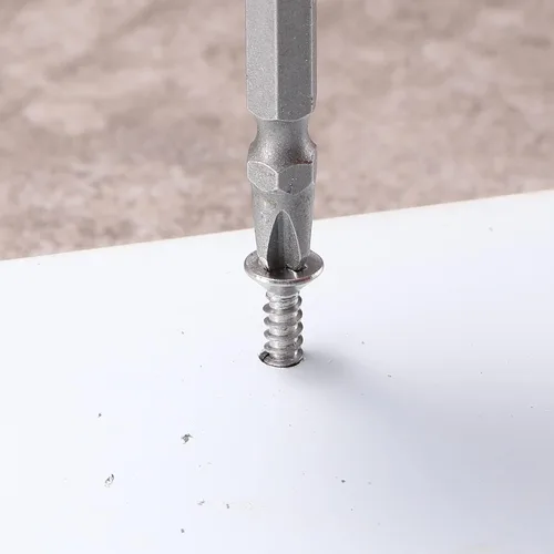 Miniatura 6 de Tornillos de chapa metálica #8 x 1-1/4 pulgadas, 100 tornillos Tek de cabeza plana de acero inoxidable 410, tornillos autorroscantes rápidos por SG