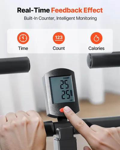 Miniatura 6 de VEVOR Squat Machine, Deep Squat Rowing Machine for Home, Easy Setup & Foldable Exercise Equipment, Glute Trainer Machine with 2/3 High-Strength