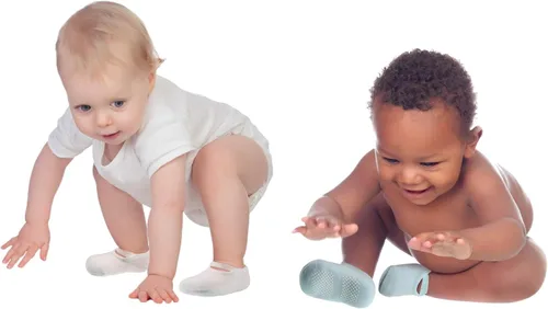 Miniatura 6 de 8 pares de calcetines gruesos antideslizantes para bebé con correa para bebés recién nacidos calcetines antideslizantes adecuados para niños y niñas