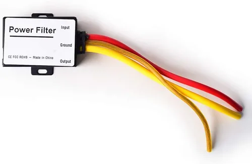 Miniatura 2 de Filtro de alimentación para coche EMI ruido tierra bucle aislador supresor para auto estéreo audio radio estéreo amplificador amplificador altavoz