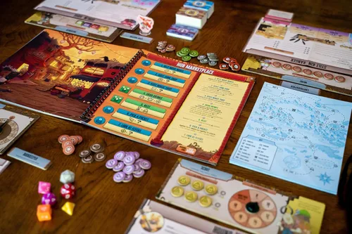 Miniatura 6 de Plaid Hat Games Freelancers Juego de mesa - Sumérgete en una economía post-apocalíptica de conciertos Juego de aventura narrativa, juego de rol