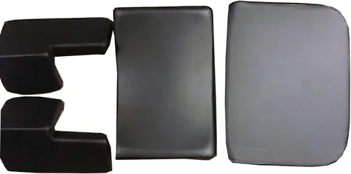 Miniatura 5 de Juego de 4 cojines de asiento para John Deere 450D 455D 550 555A 555 se adapta a JD Dozer Lo