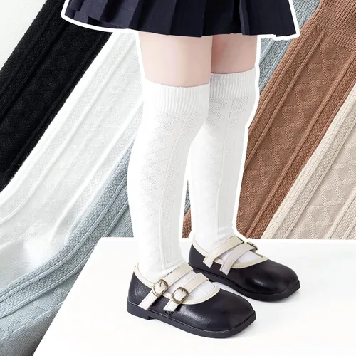 Miniatura 3 de Calcetines hasta la rodilla para bebé, 35 pares, calcetines hasta la rodilla, calcetines de algodón sin costuras, calcetines de tubo unisex