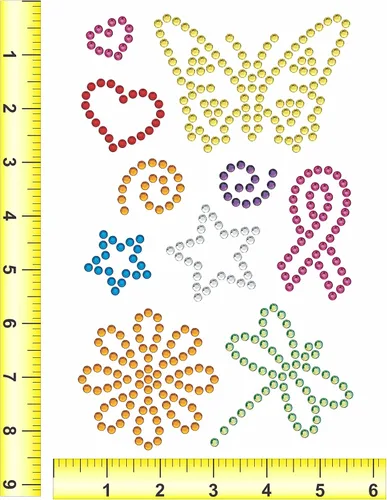 Miniatura 3 de Juego de plantillas magnéticas de diamantes de imitación - Variedad