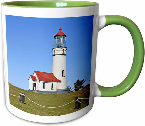 Miniatura 10 de 3dRose Taza de café, tamaño – 11oz – Faro de Cabo Blanco SP, Port Orford Oregon – US38 MGI0164 – Mark Gibson Lighthouses – divertido regalo de taza