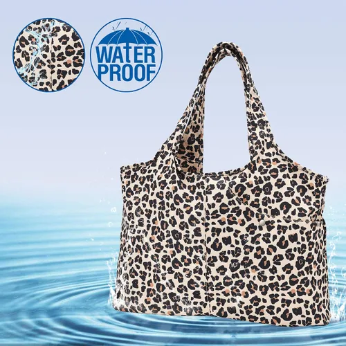 Miniatura 6 de ZOOEASS - Bolso grande de hombro para mujer, impermeable, multifunción, de nailon, para viaje