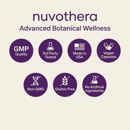Miniatura 6 de Nuvothera Cápsulas de curcumina de cúrcuma supermicronizada de absorción rápida, raíz entera, sin OMG, piel, salud intestinal y antioxidantes