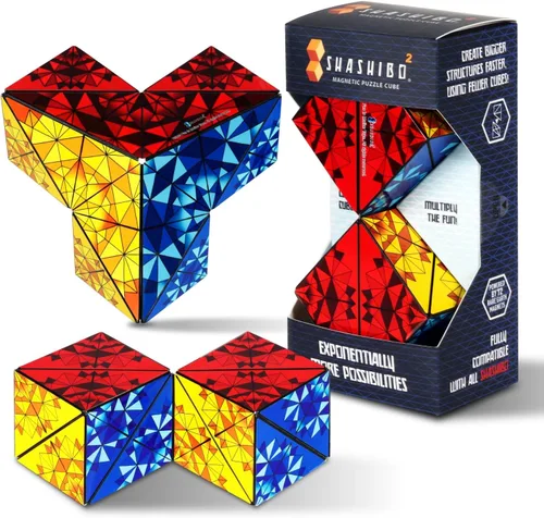 Miniatura 26 de Shashibo OCTA - Juguete sensorial para ansiedad que cambia de forma, juego magnético STEM para niños inteligentes de 8 a 12 años, adolescentes