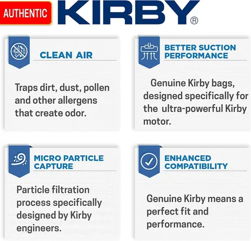 Miniatura 10 de Kirby 6 Aspiradoras G3 G4 G5 G6 G7 Sentria Ultimate Diamond Bag (el paquete puede variar), marrón, 6