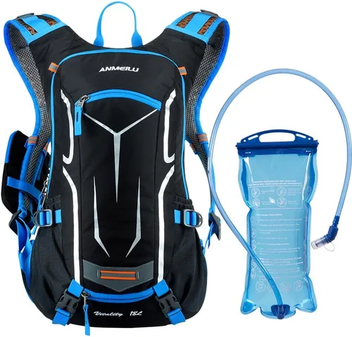 Miniatura 13 de Mochila de ciclismo al aire libre, 18L, color negro