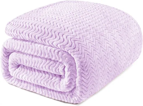 Miniatura 16 de Exclusivo Mezcla - Manta individual para cama, mantas de forro polar ligeras y acogedoras con textura ondulada decorativa, adecuadas para el Verde
