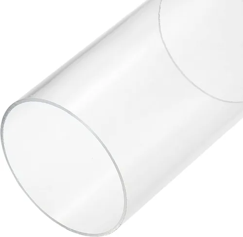 Miniatura 42 de MECCANIXITY Tubo acrílico transparente rígido redondo tubo 145 mm (5.7 ") ID 150 mm (6") OD 6" para lámparas y linternas, sistema de refrigeración
